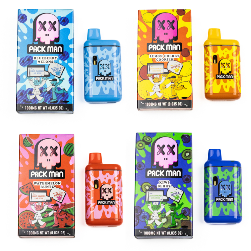 61 Pack Man Vape - 1000mg - 1pcs